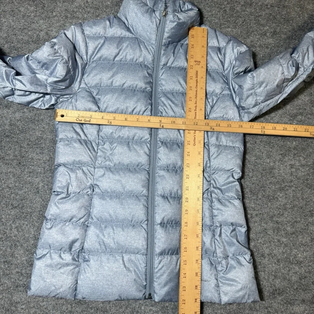 Eddie Bauer Down EB650 Jacket Women's XS‎ Puffer Packable Warm Silver Gray